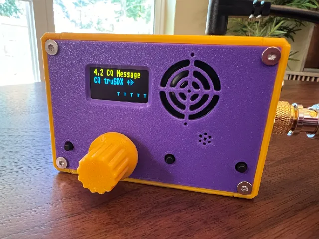 (tr)uSDX QRP Transceiver Stealth Face