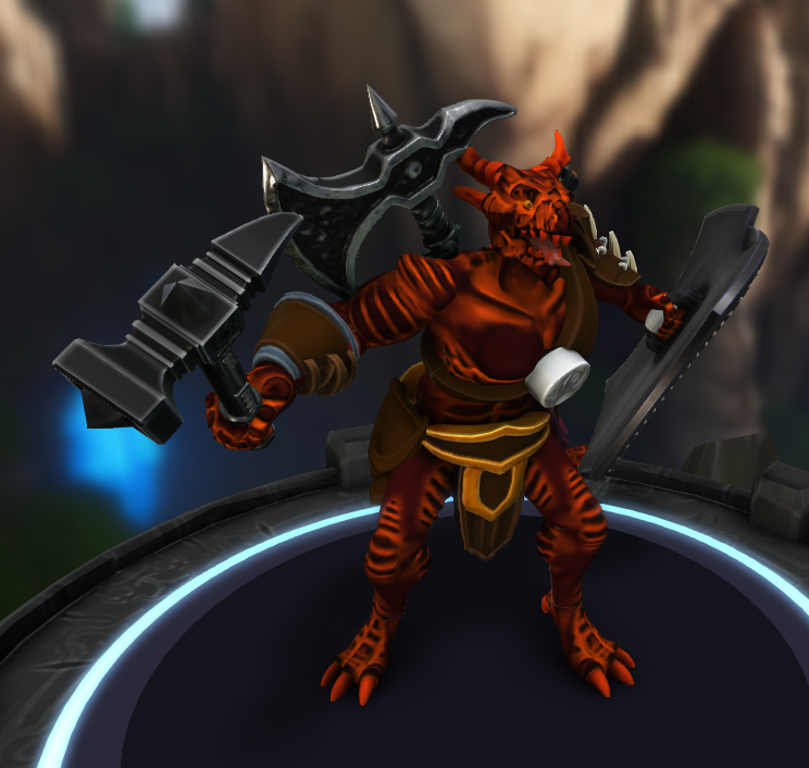 Red Dragonborn Barbarian