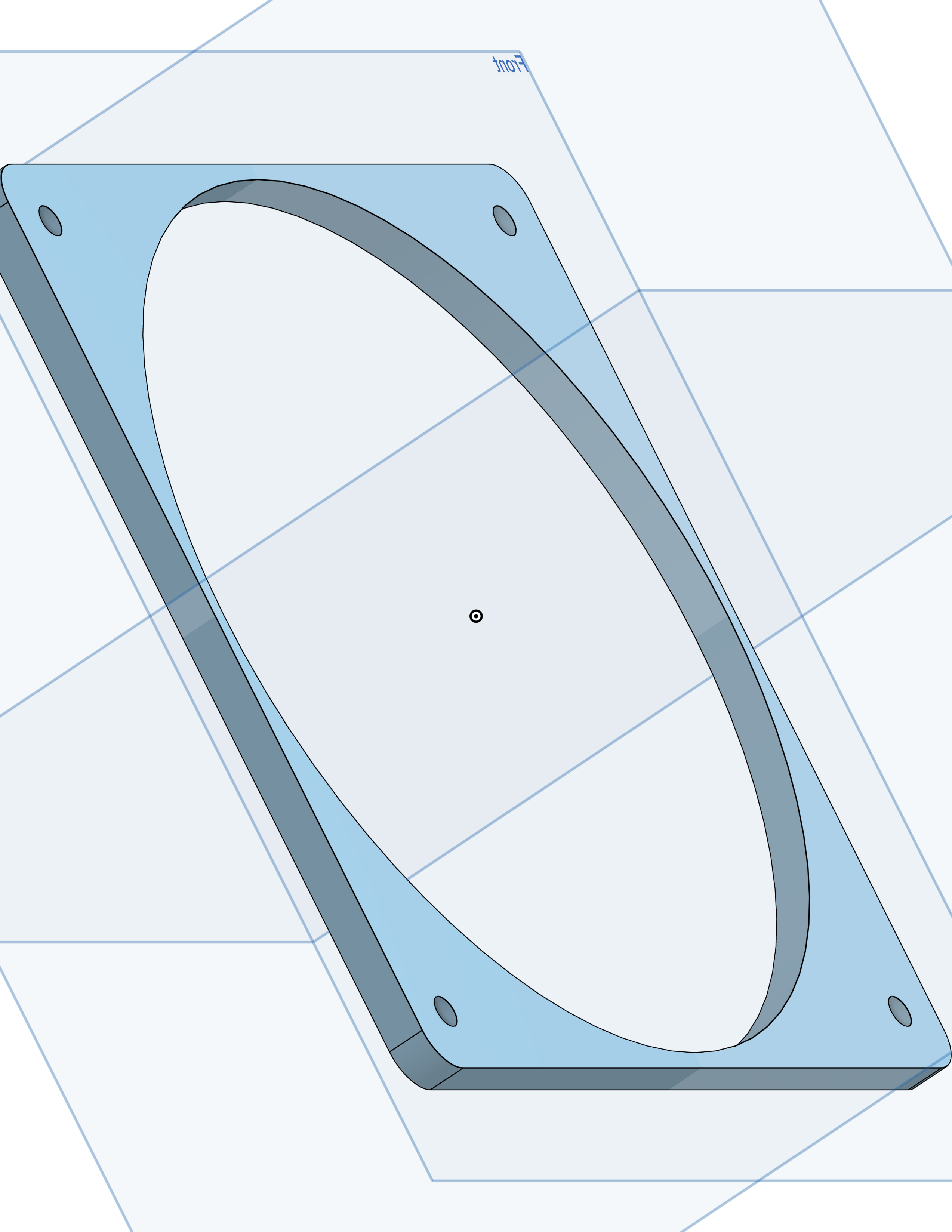 120mm fan spacer