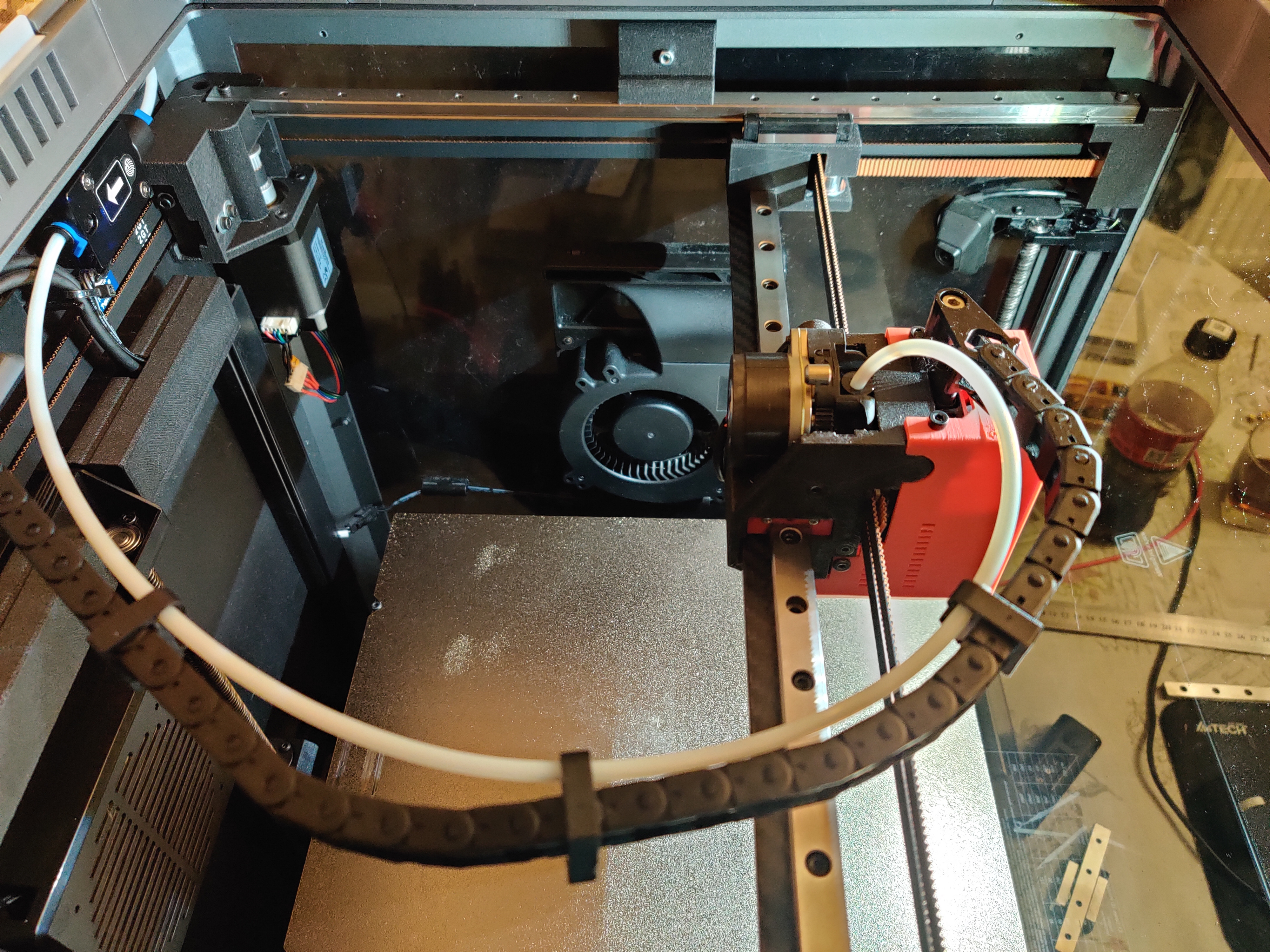 Creality K1 Max XY  linear rails mod