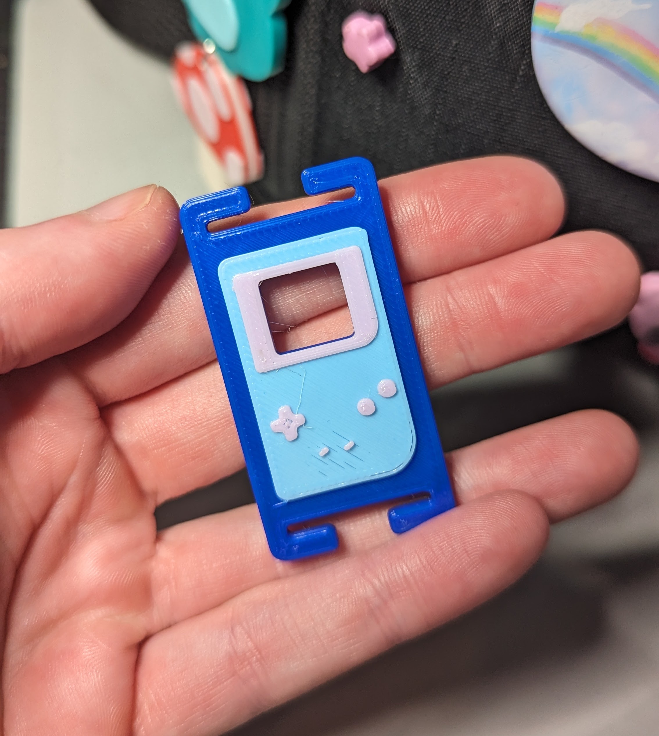 Miniatura 3 do modelo 3D Gameboy Backpack Strap Charm
