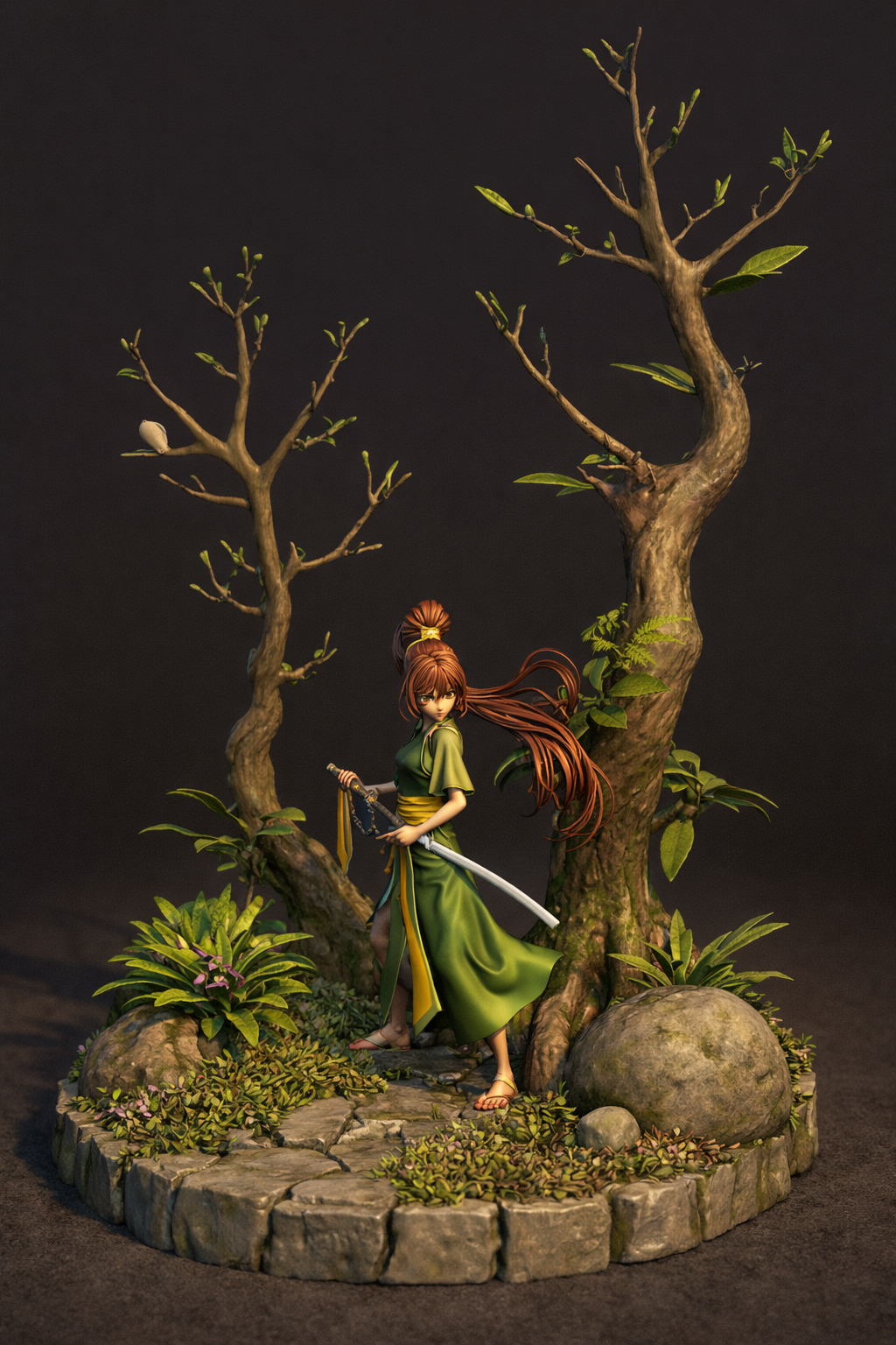 Forest Sentinel with the Blade of Dawn