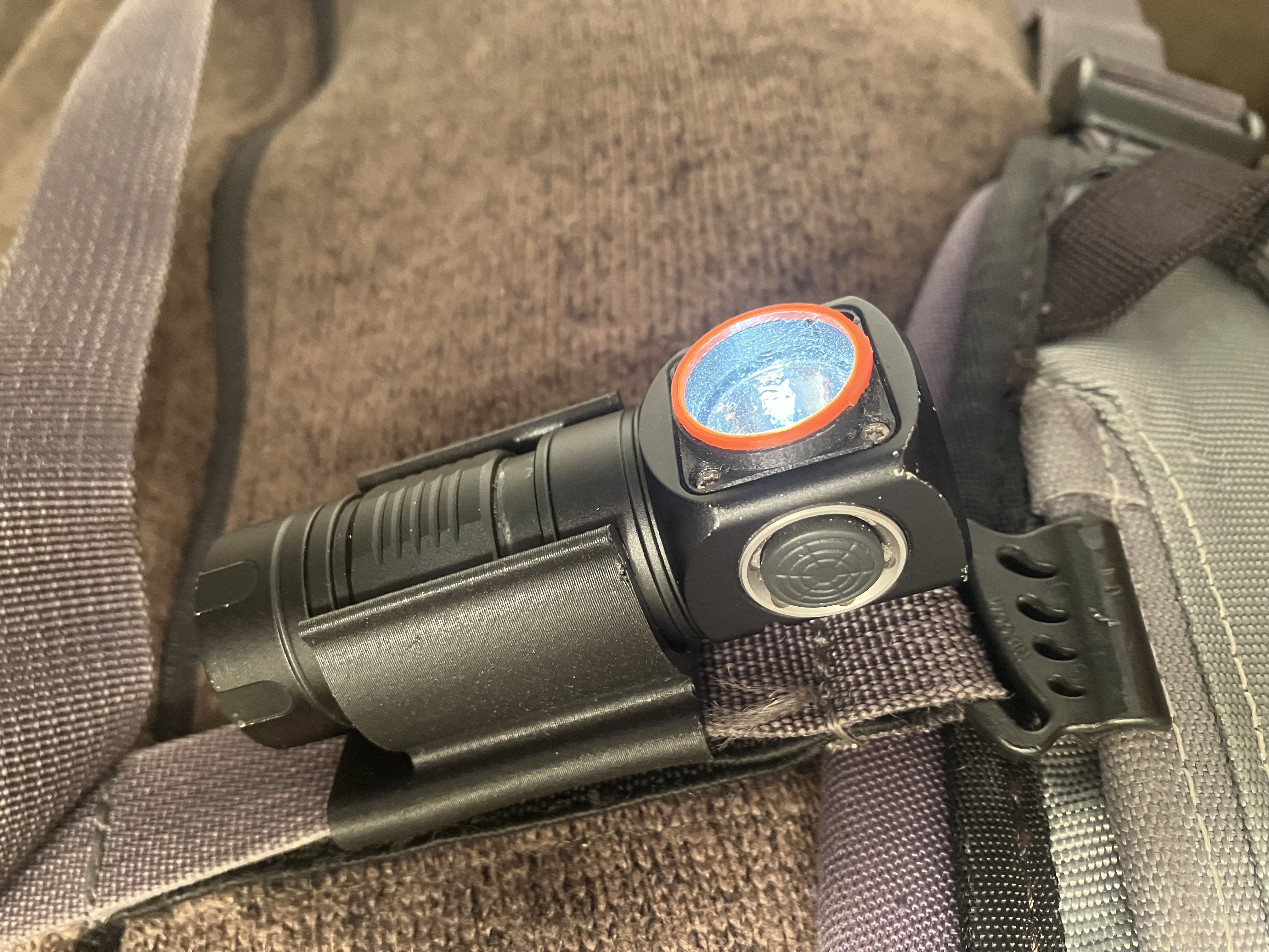 Headlamp Backpack Clip - Skilhunt H04 RC Mini