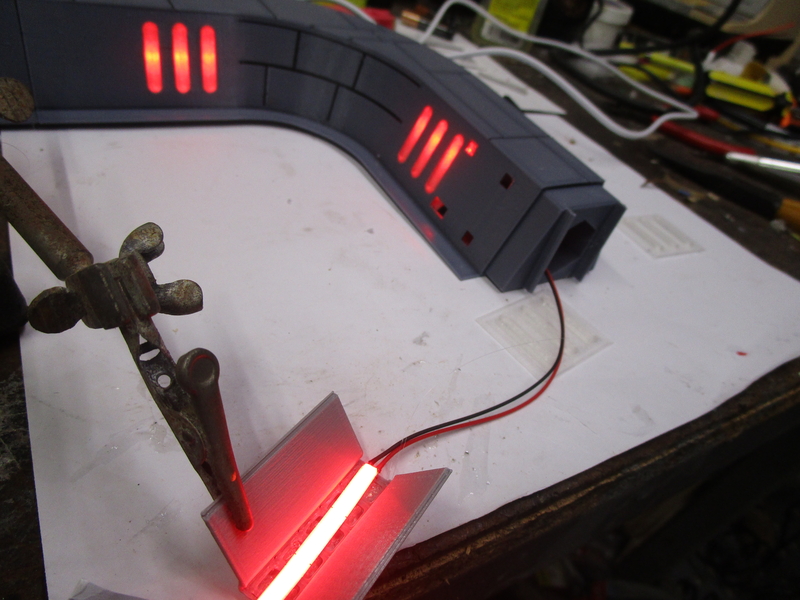 Led Strip Mounts for Star Wars Wall Diorama