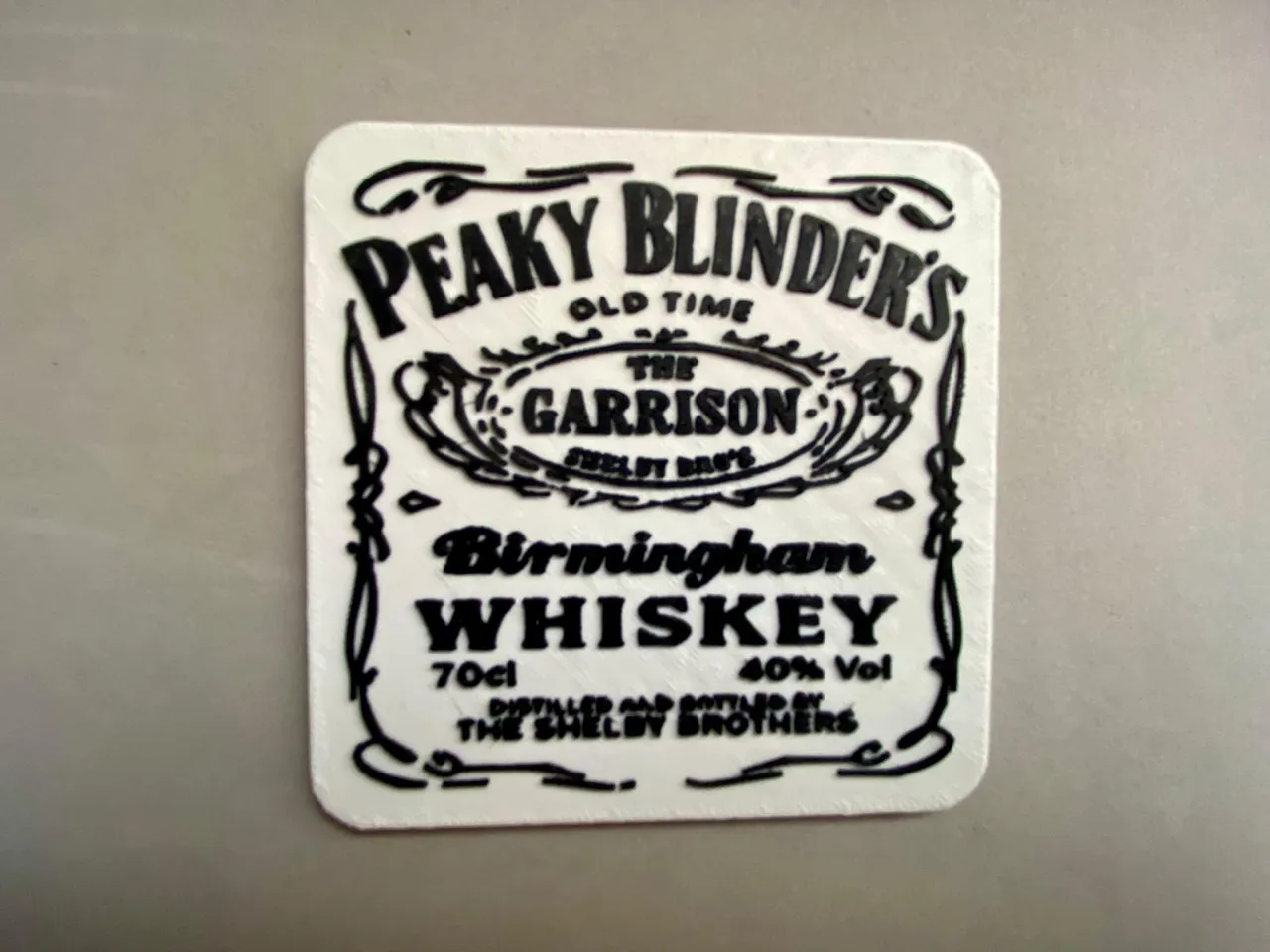 Peaky Blinders coasters. The garrison. Shelby Bros. by Deadius ...
