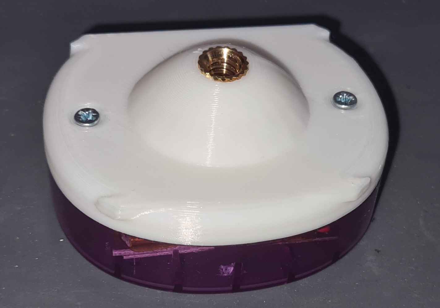 SlimeVR case with 1/4" hole for mounting