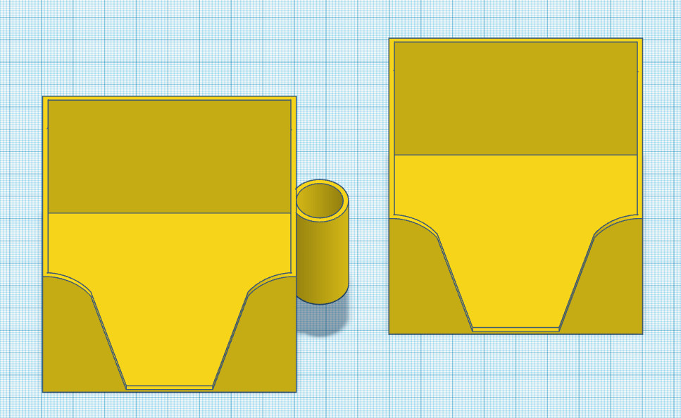 Simple Post-It Note (76x76mm) and pen holder