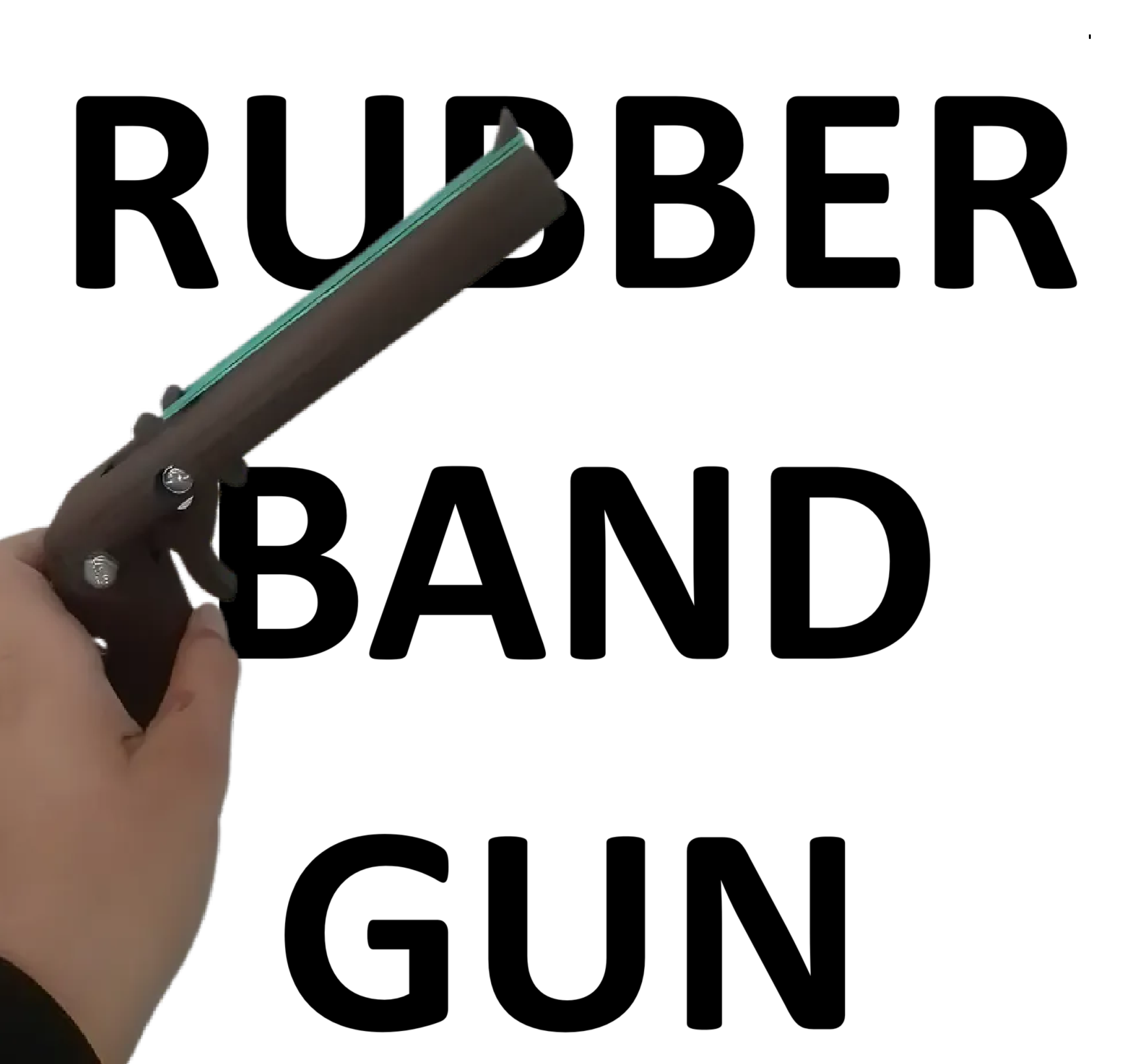 rubber gun