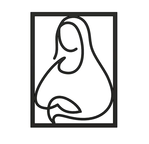 Line Art Mona Lisa by DickF | Download free STL model | Printables.com