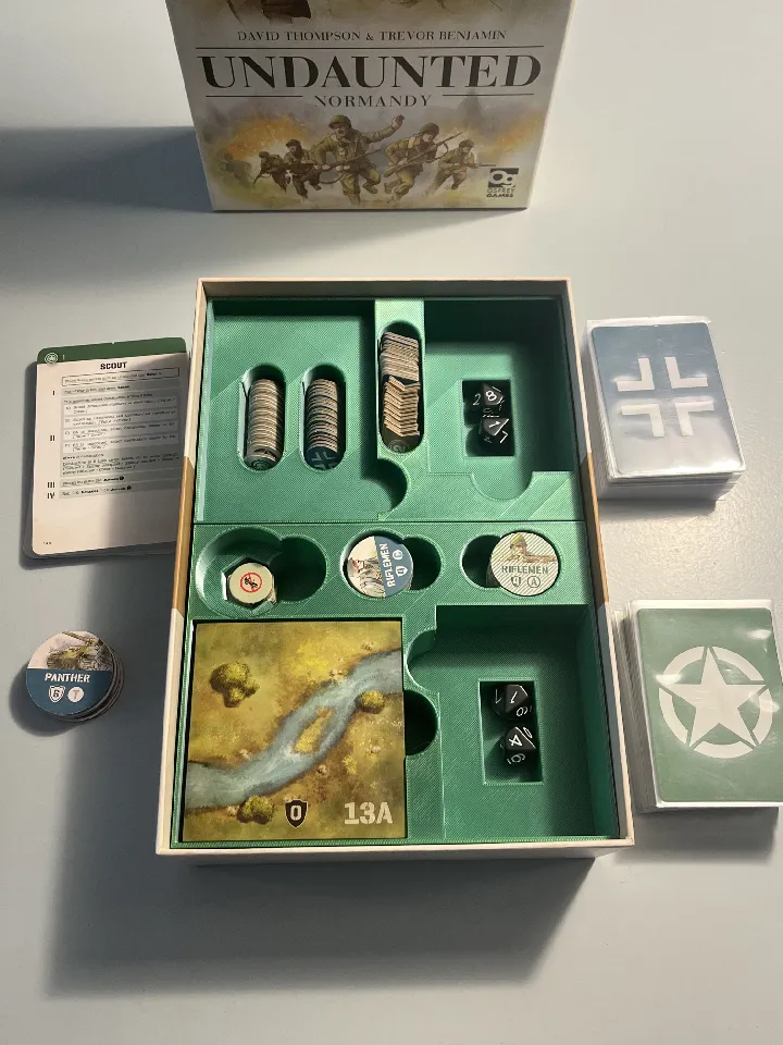 Undaunted Normandy + reinforcements insert by Sarbaek | Download free STL  model | Printables.com