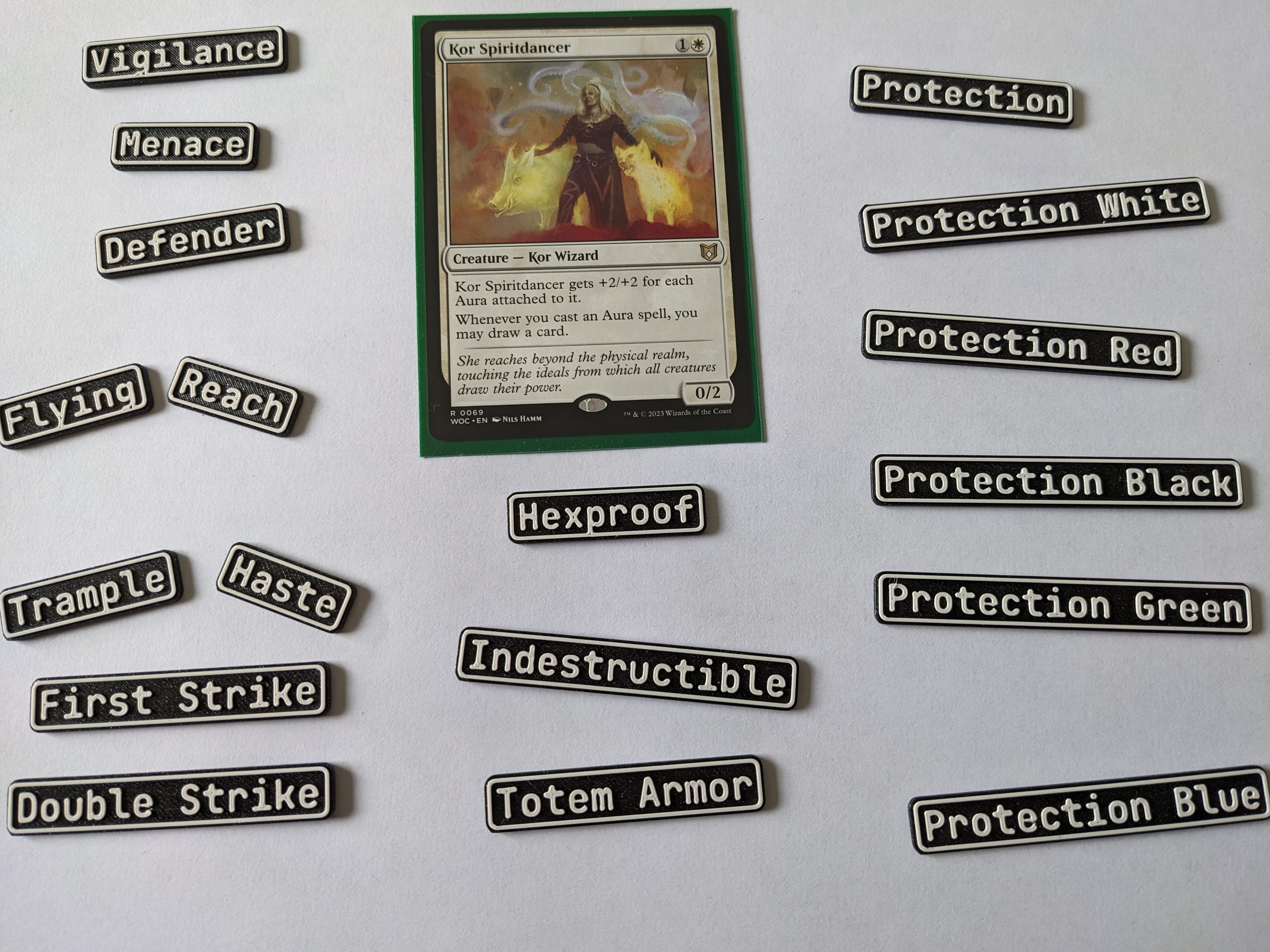 MTG Keyword Ability Tokens (Magic The Gathering)