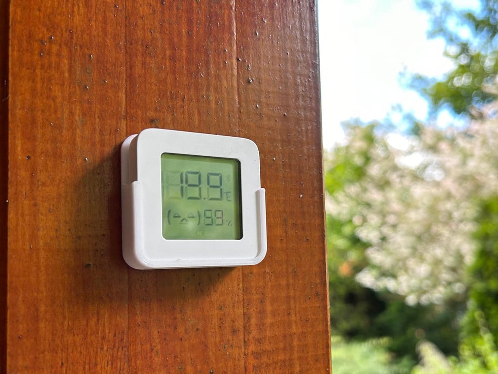 Wall mount holder for Xiaomi climate sensors
