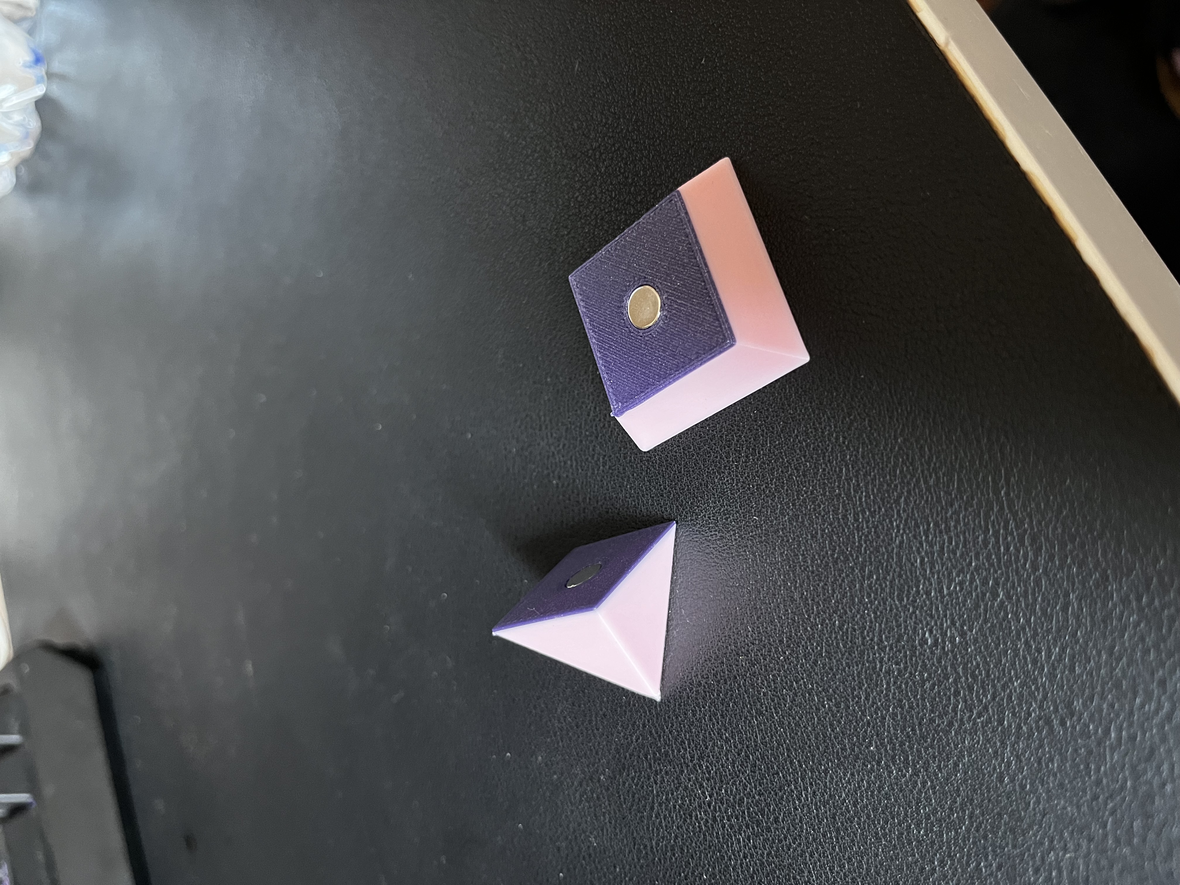 Section of a pyramid parallel to the plane