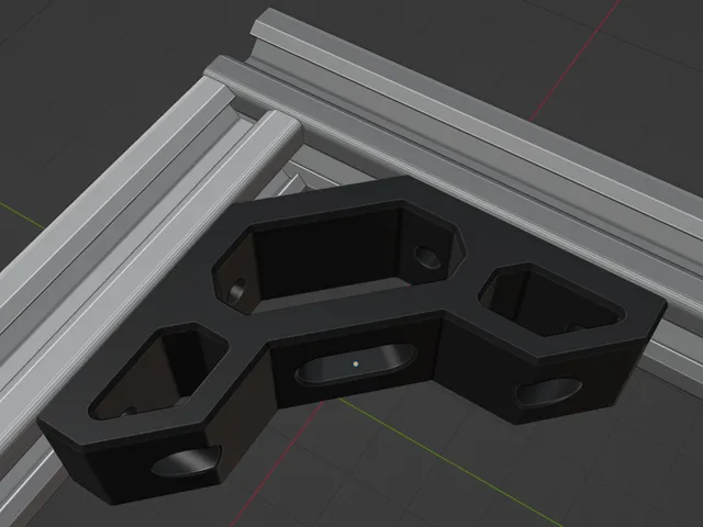 Open VSlot 2020 Corner Bracket - Two sizes
