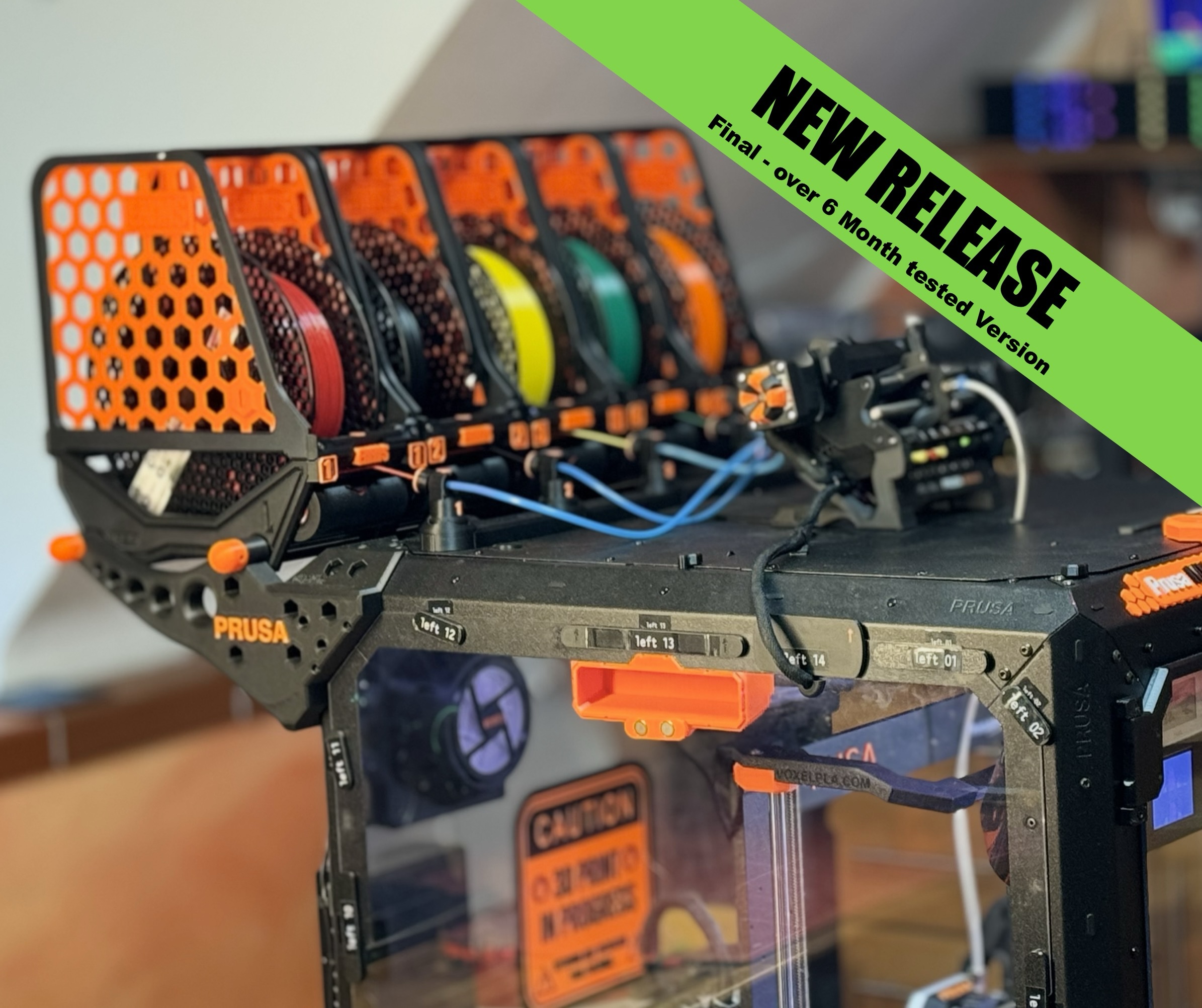 External MMU Mounting System (EMMS) for Original Prusa Enclosure (OPE) and MMU (Ultimulti)