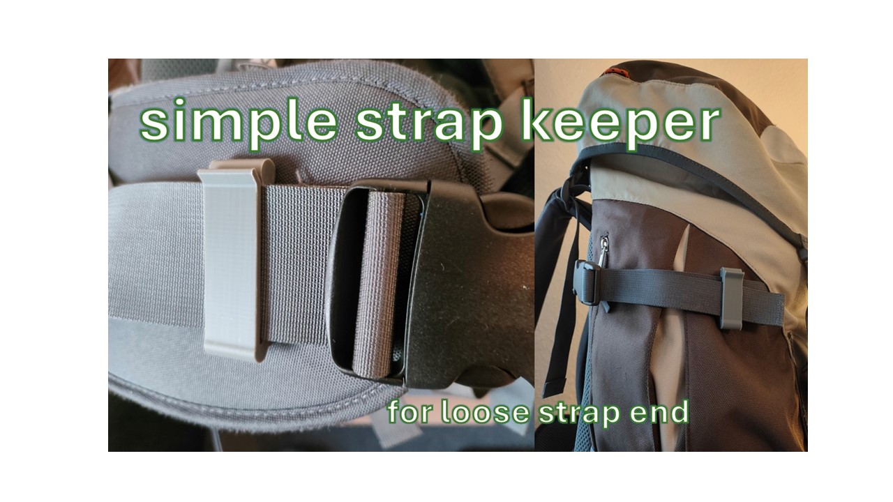 strap keeper / retainer for loose end  DIFFERENT SIZES