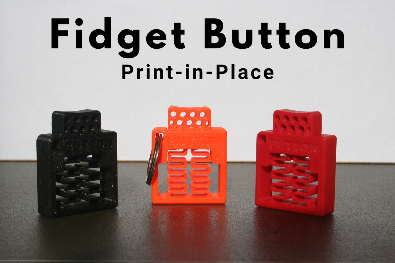 Yerinde Yazdırma Fidget Düğmesi  (Sadece Plastik Aparattır!!!)