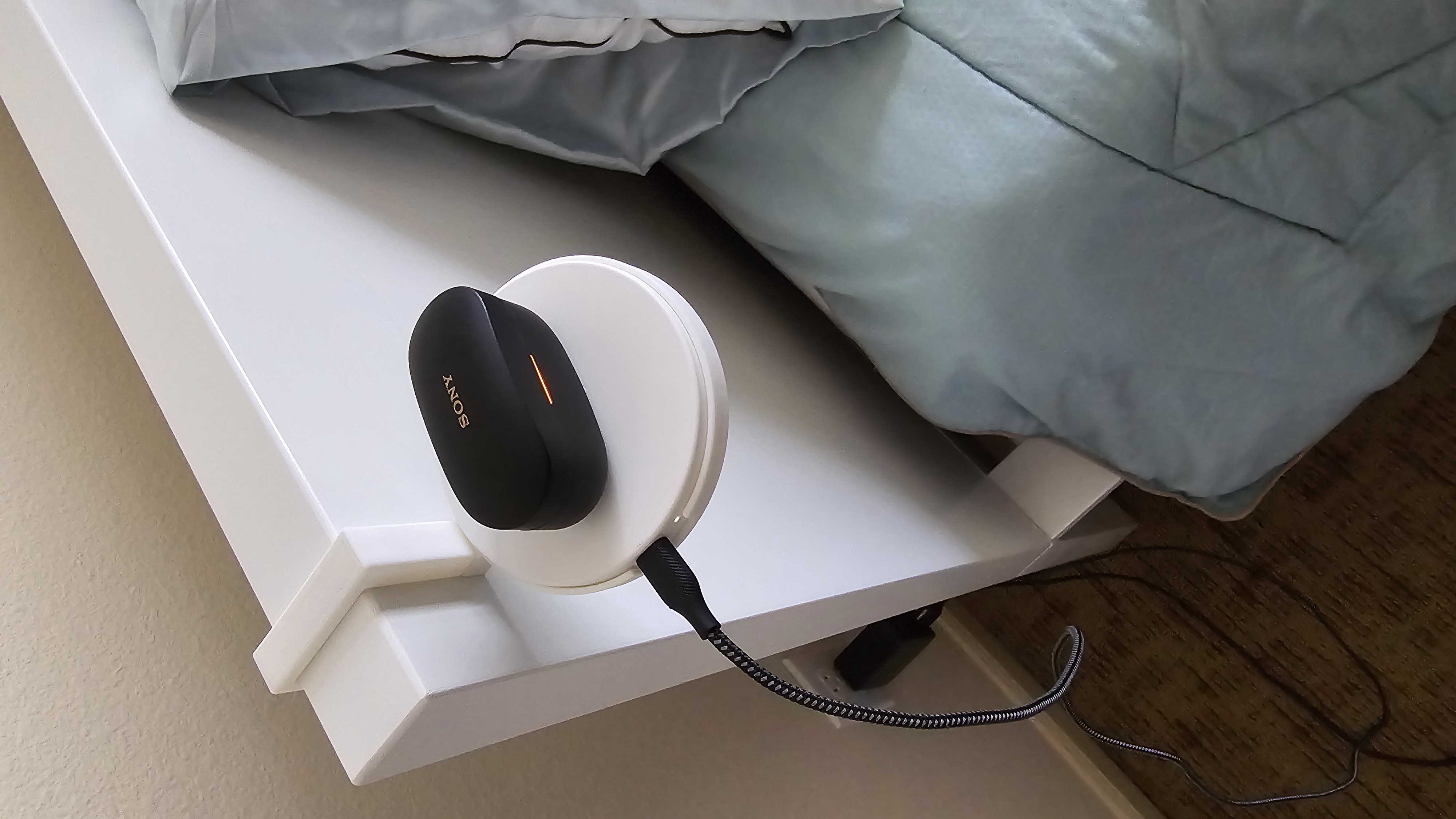 LIBVOJ Charger Holder for IKEA MALM Bed Frame