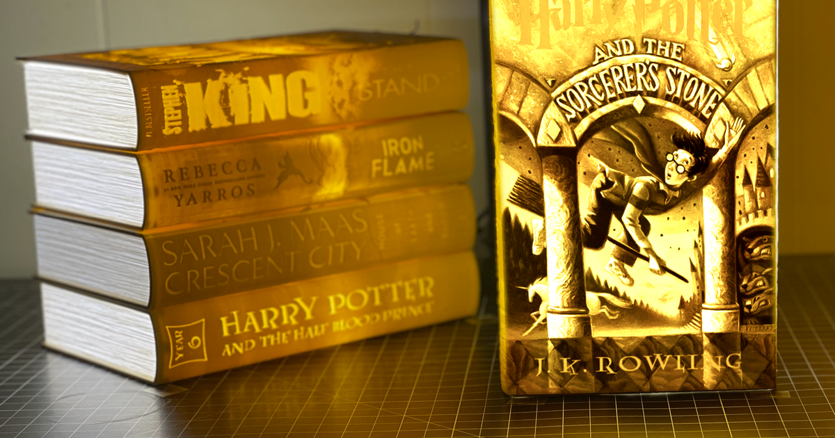 Lithophane Books (Harry Potter Book 1) by Measure Once Cut Twice ...