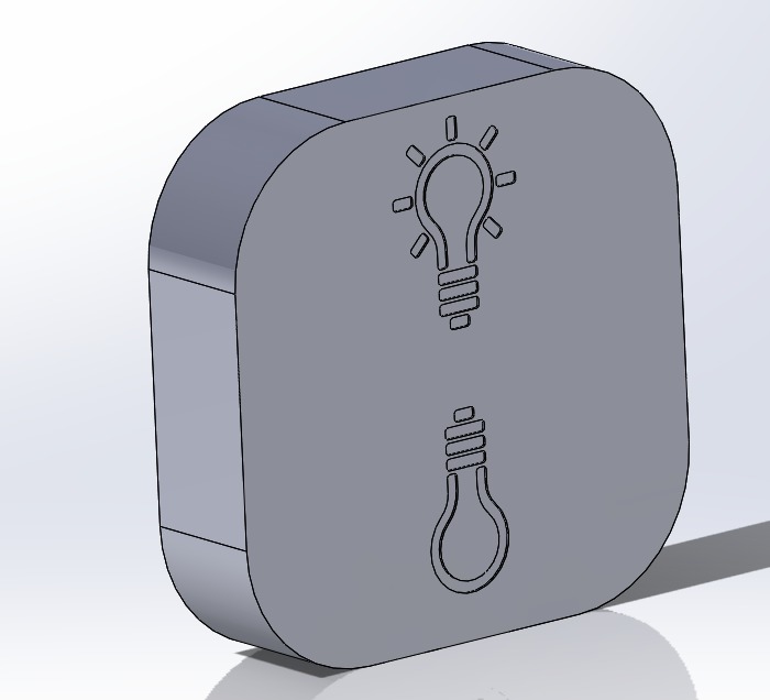 Tradfri ON-OFF Switch cover by ivosak | Download free STL model ...