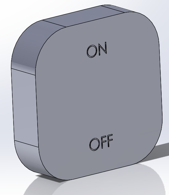 Tradfri ON-OFF Switch cover by ivosak | Download free STL model ...