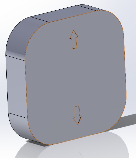 Tradfri ON-OFF Switch cover by ivosak | Download free STL model ...