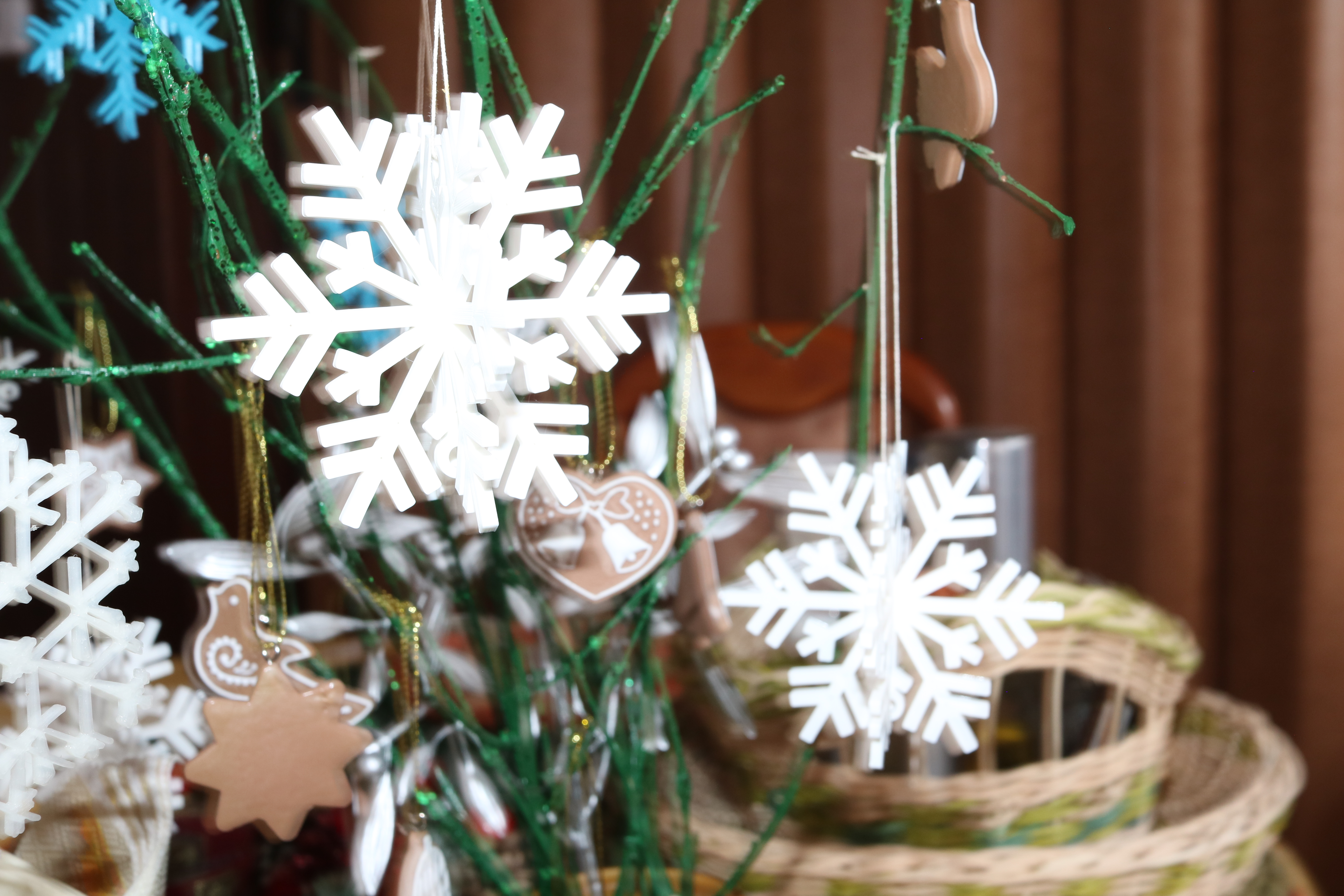 Miniatura 2 do modelo 3D Christmas snowflake