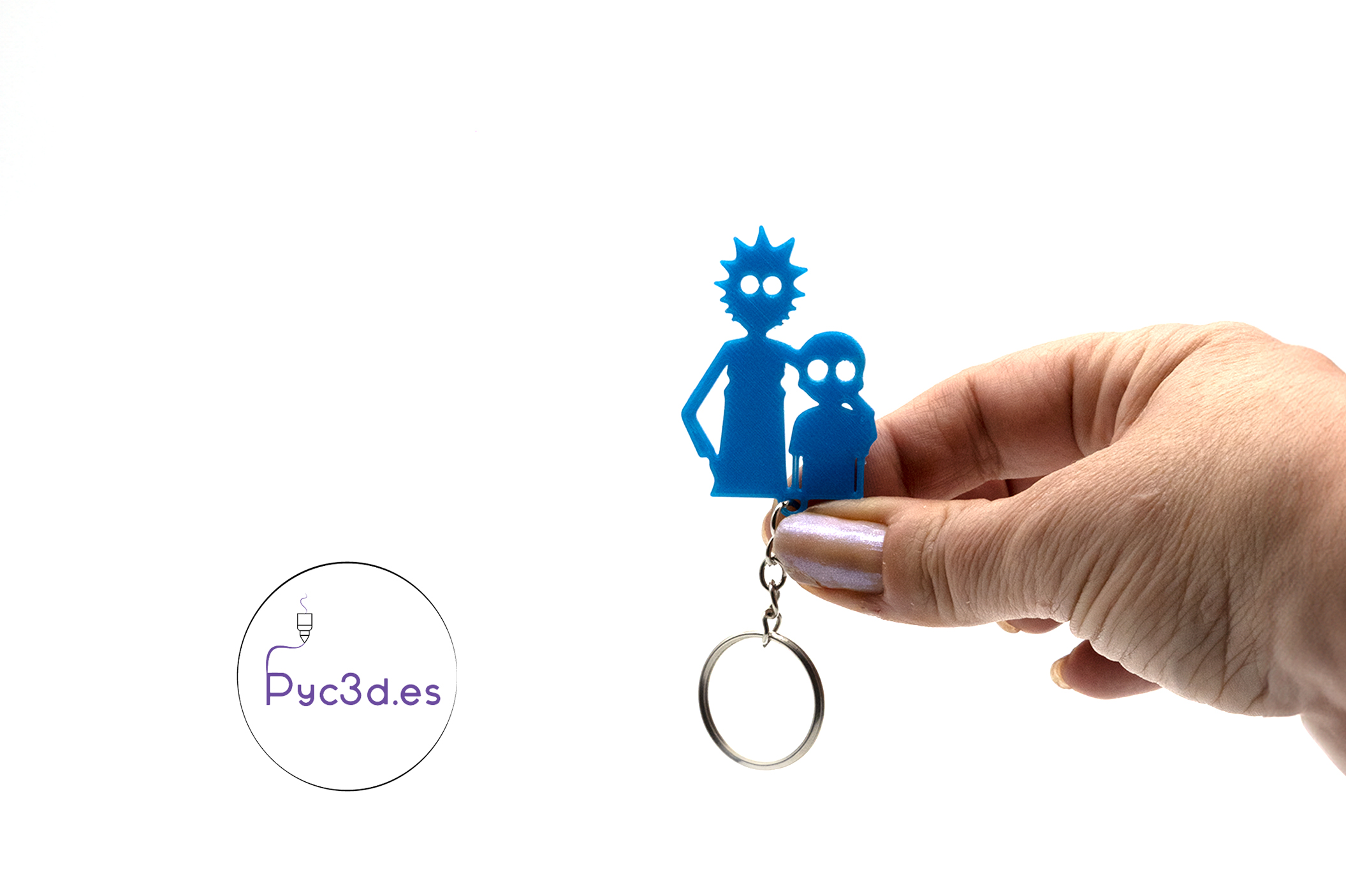 RICK AND MORTY KEYCHAIN
