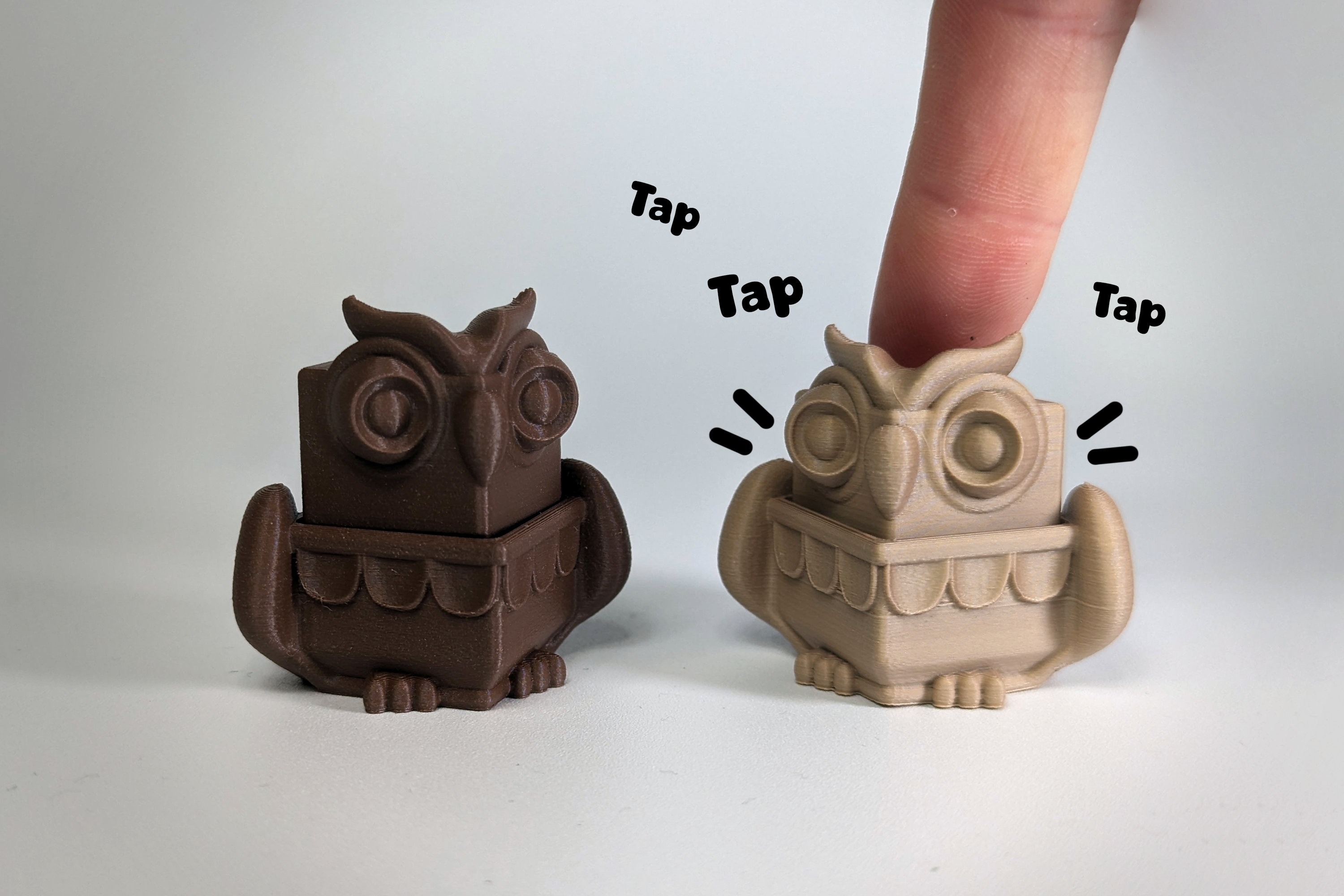 Miniatura 2 do modelo 3D Tiny Owl Tapper!