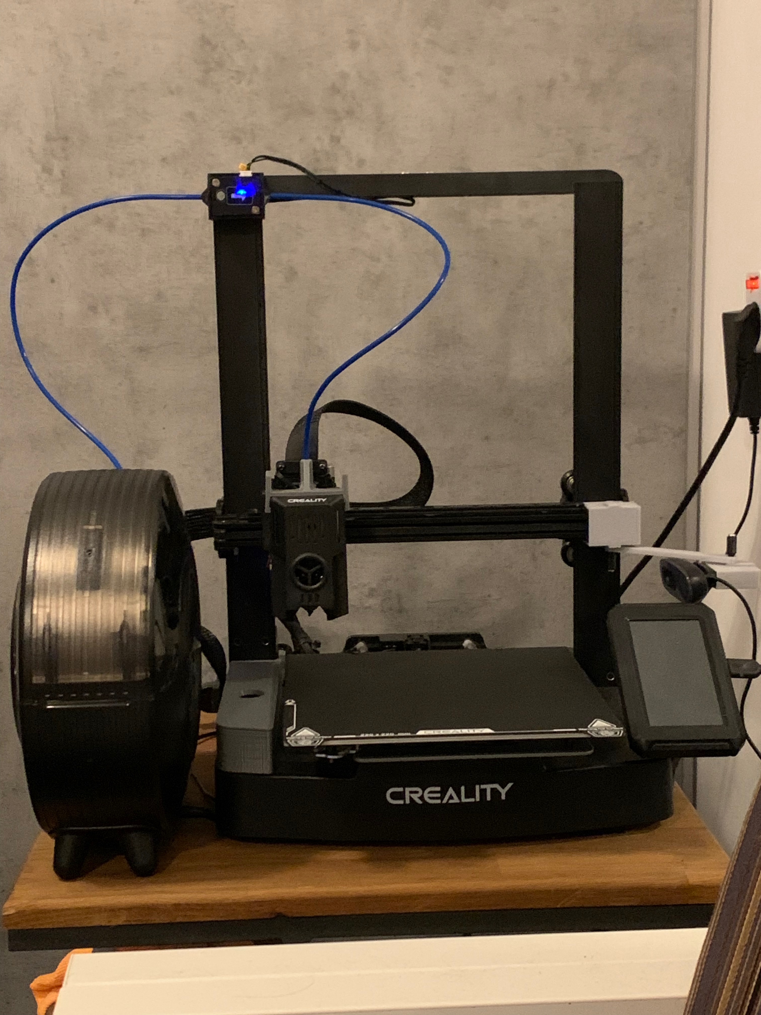 Ender 3 v3 SE/KE filament sensor holder, side spool