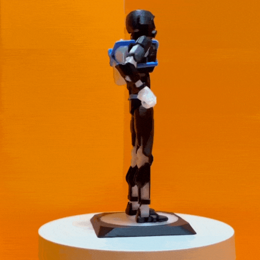 Dummy 13: Lethal Company ver. 3D model thumbnail