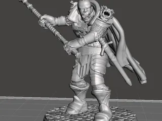 Half-Orc fighter with glave by DM WildBill | Download free STL model ...