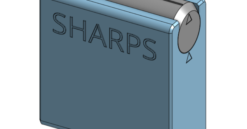 Rotating Sharps Container by tooclewell | Download free STL model ...
