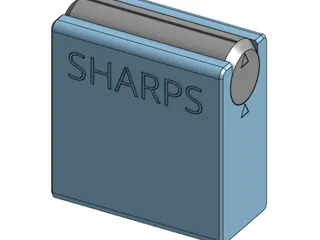 Rotating Sharps Container by tooclewell | Download free STL model ...