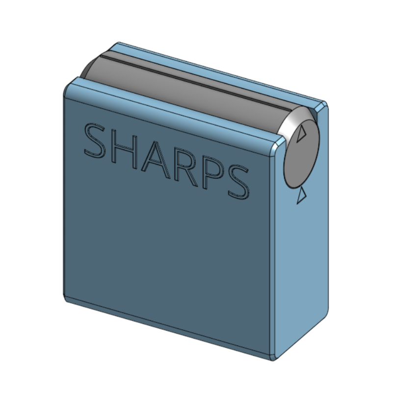Rotating Sharps Container by tooclewell | Download free STL model ...