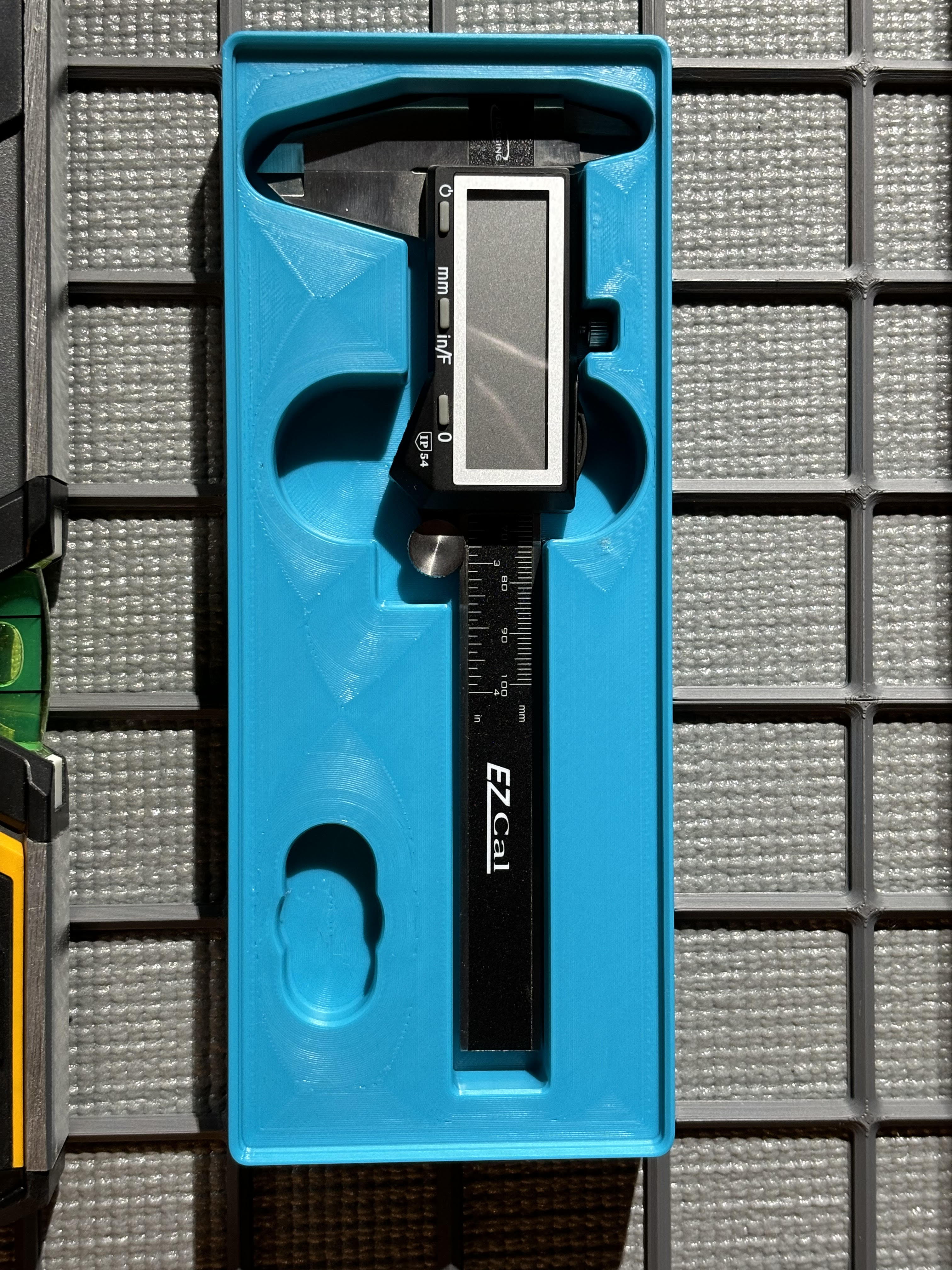 Gridfinity Caliper Box for 4" Caliper