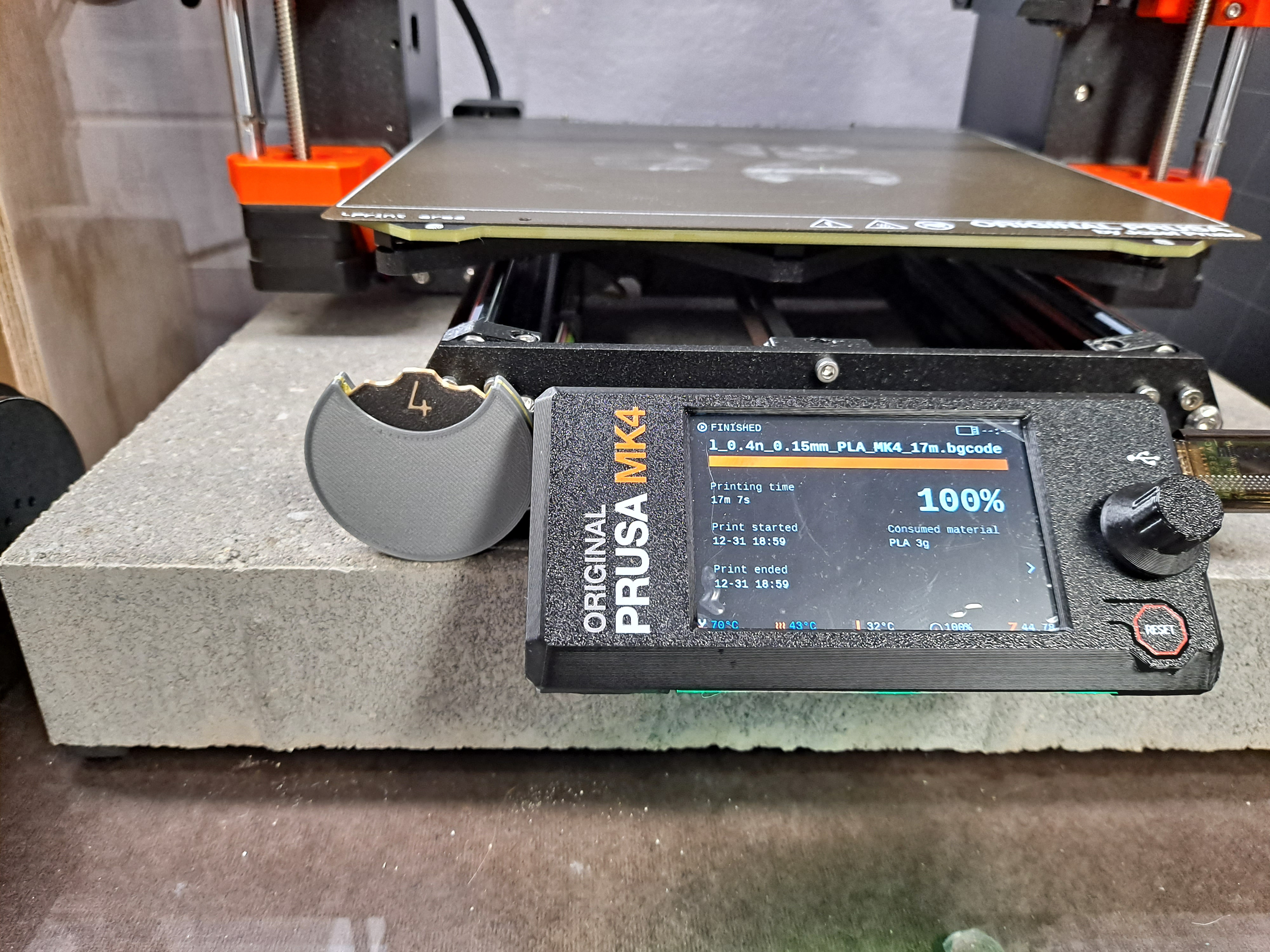 Prusa MK4 Nozzle Indicator