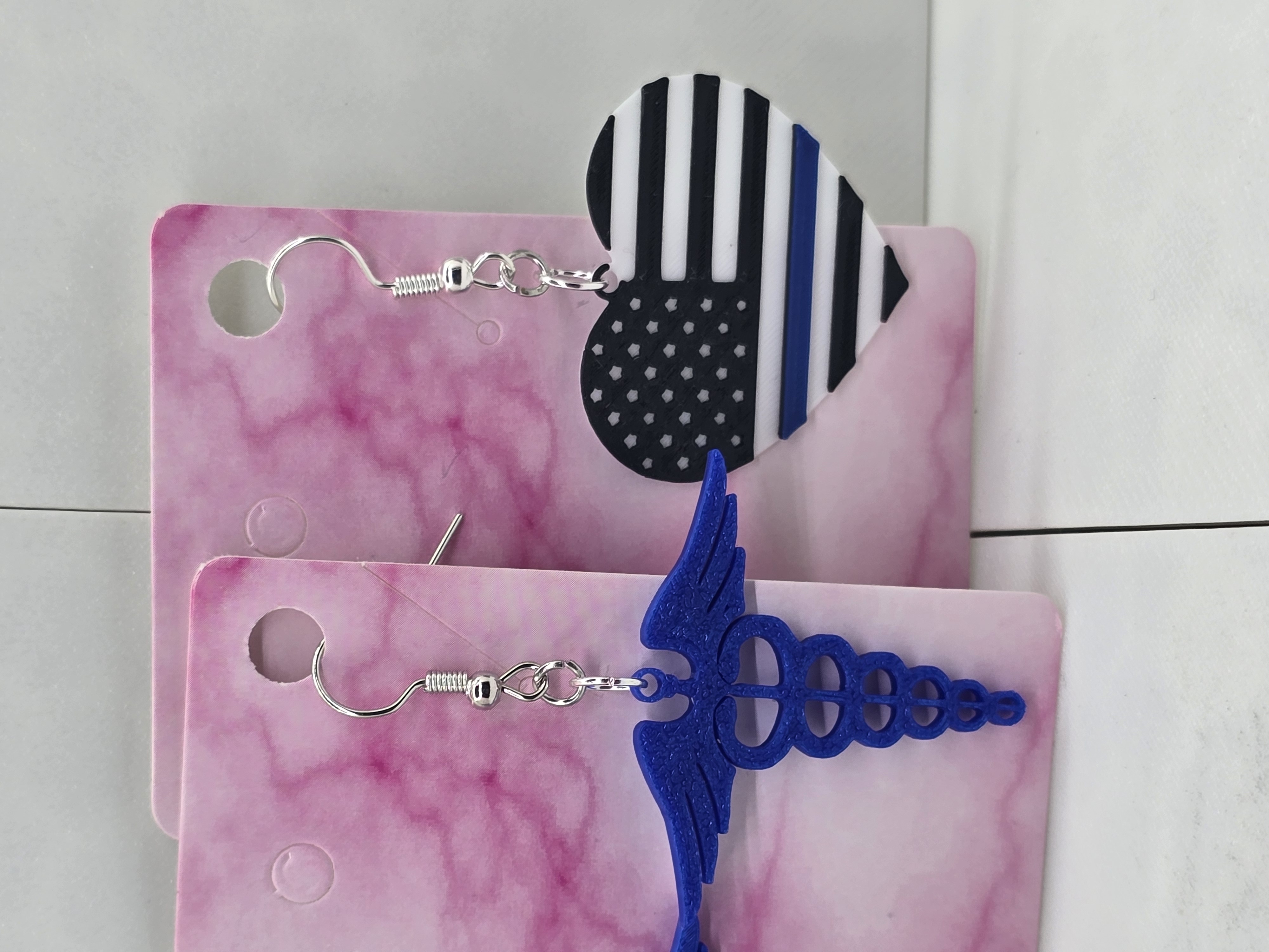 First Responder Earrings (Nurse and Police)