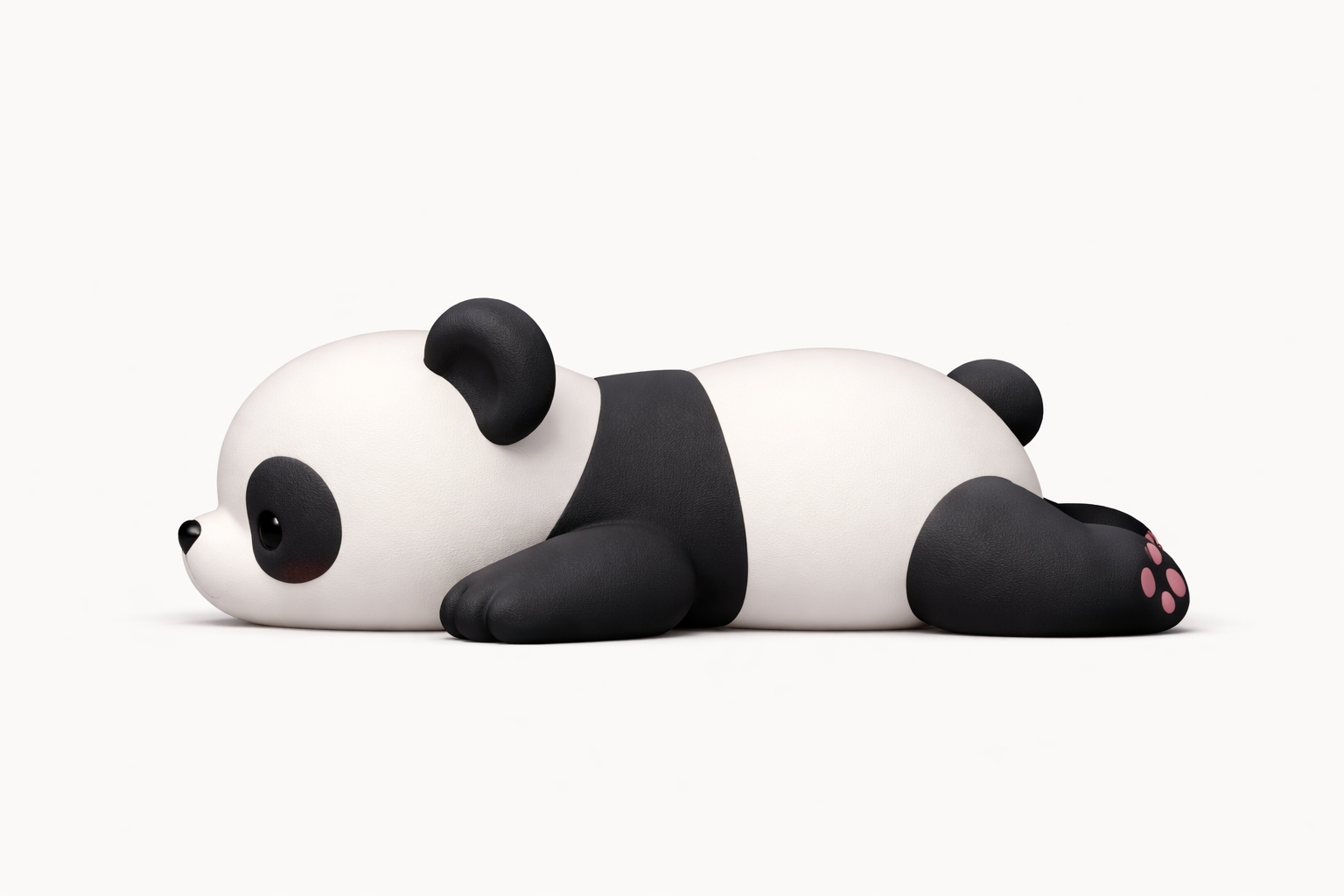 Cute Little Panda Flexible Keychain — thumbnail 3
