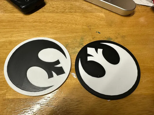 2 Side Coaster Rebel Alliance and Galactic Empire
