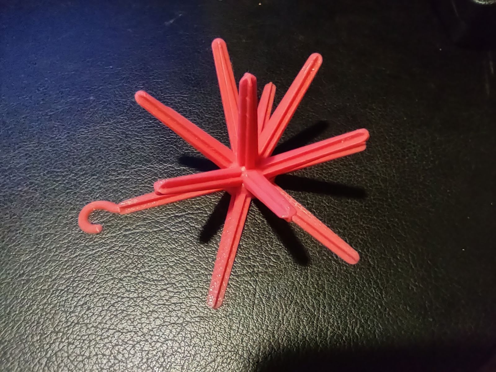 Retro Star Christmas Ornament No Supports Needed By Brett Casteel 