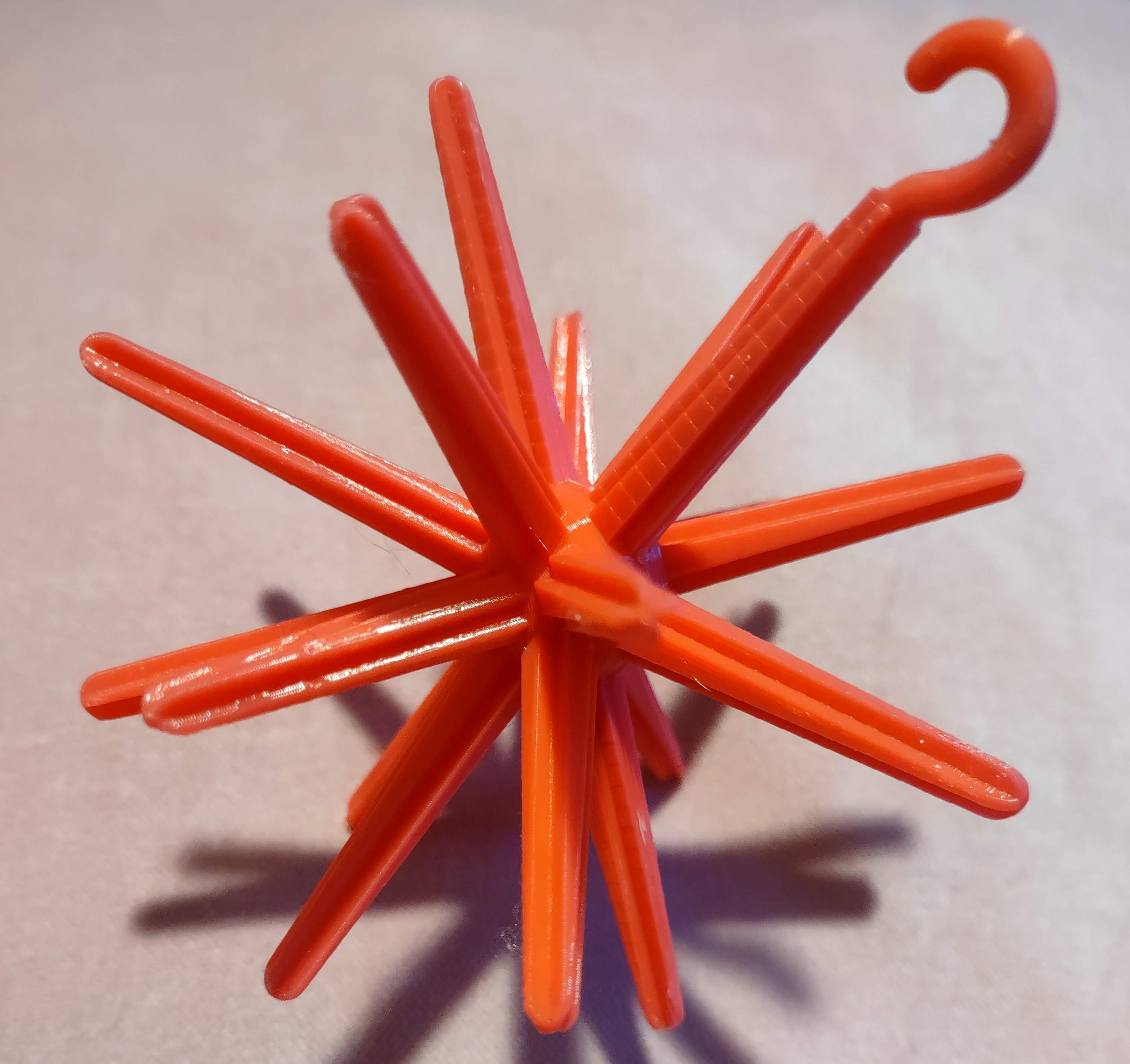 Retro Star Christmas Ornament No Supports Needed By Brett Casteel 