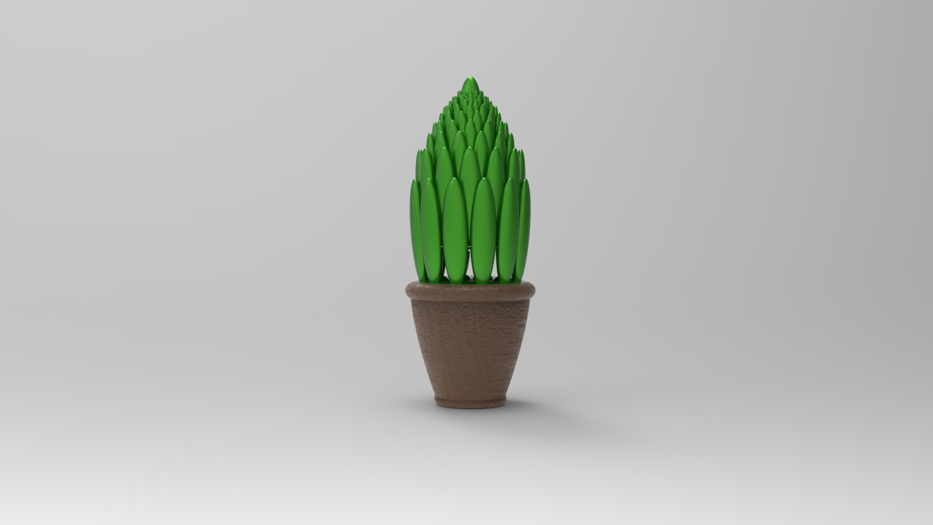 Miniatura 3 do modelo 3D Cactus Pot