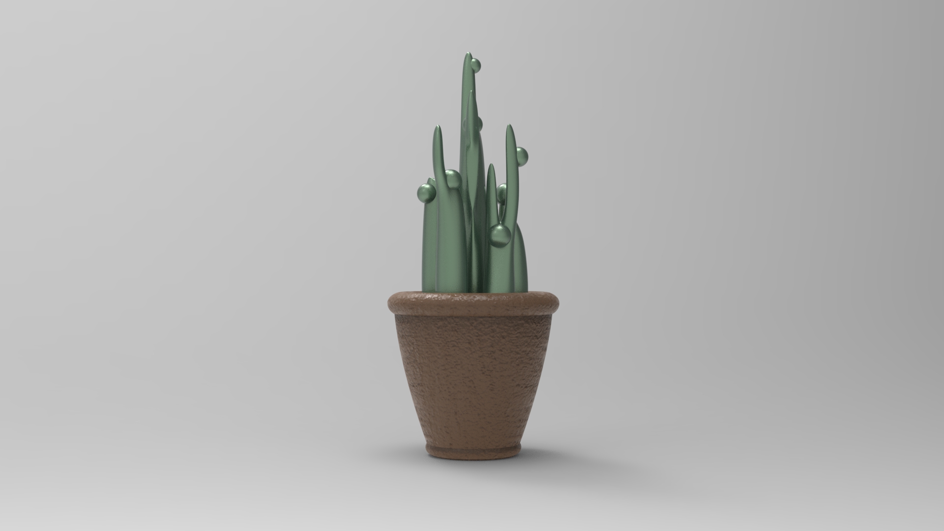 Miniatura 8 do modelo 3D Cactus Pot