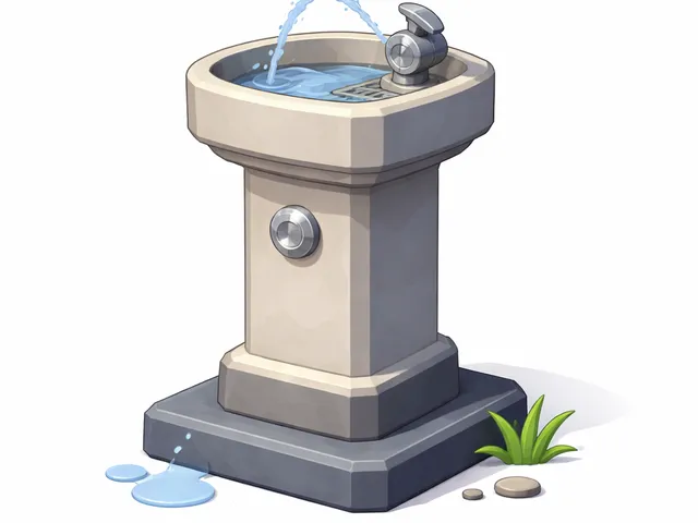 Low Poly Drinking Fountain