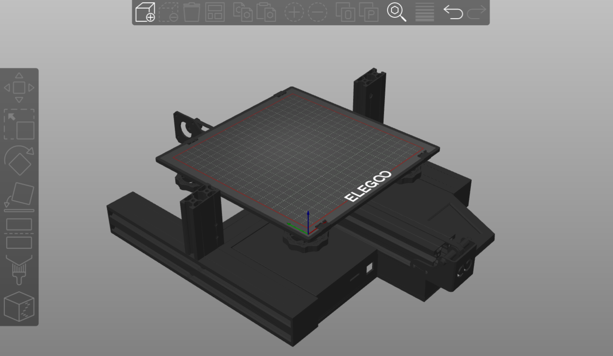 Elegoo Neptune 2 Print Model and Platform Texture