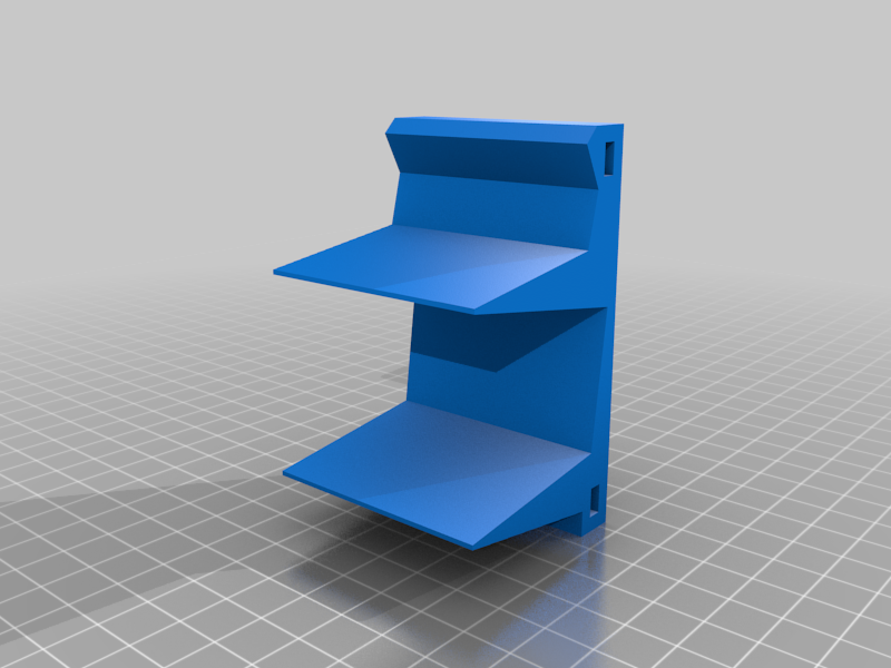 Printable Rack Extender Stackable Battery Holder extenders with ramps by dlh | Download free ...