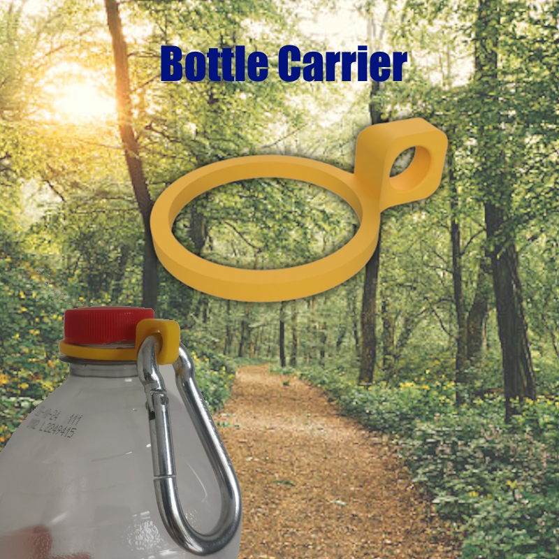 Bottle carrier carabiner