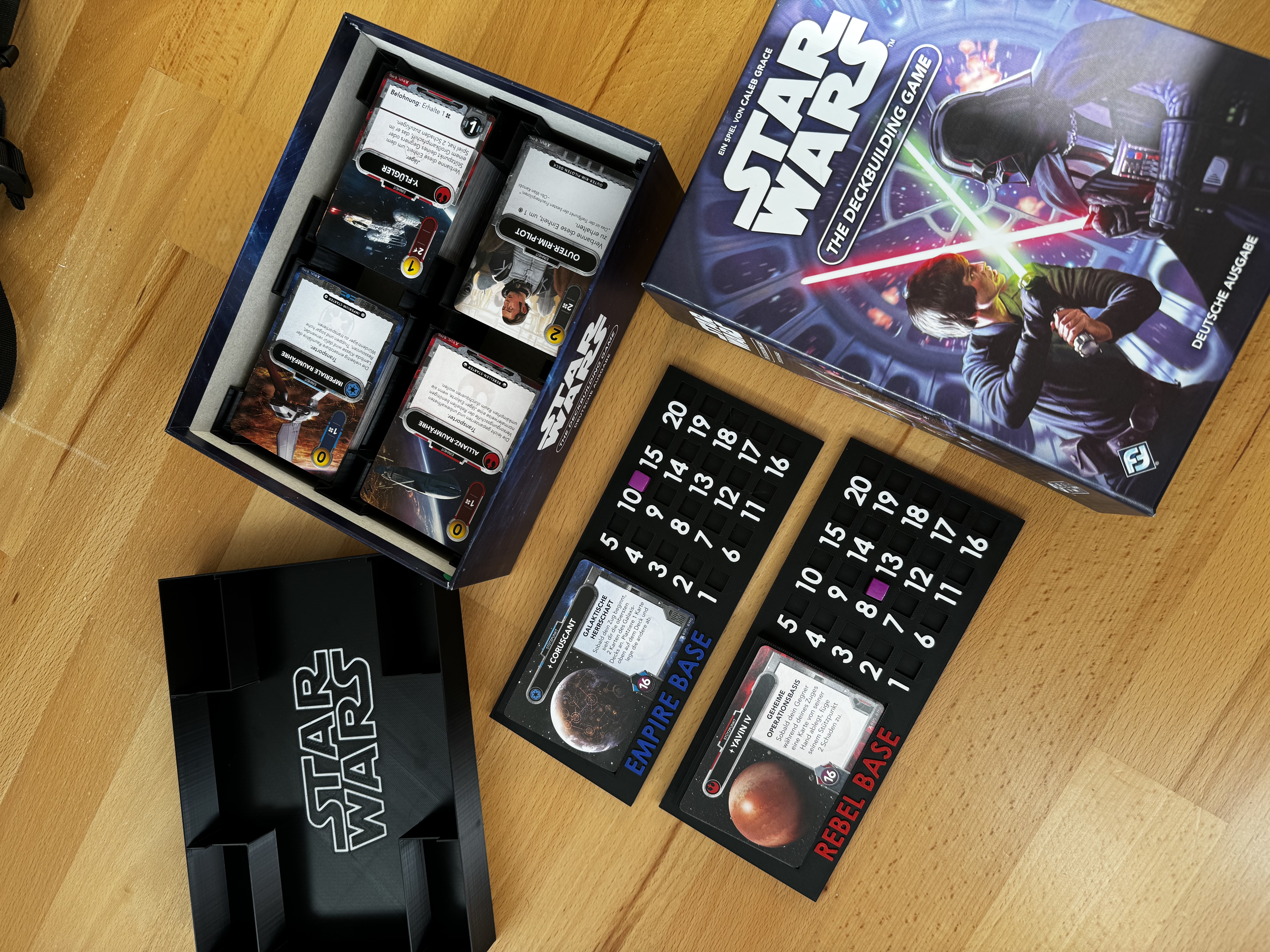 Star Wars Deckbuilding Insert to fit "Base-Damage-Trackers" into the Box