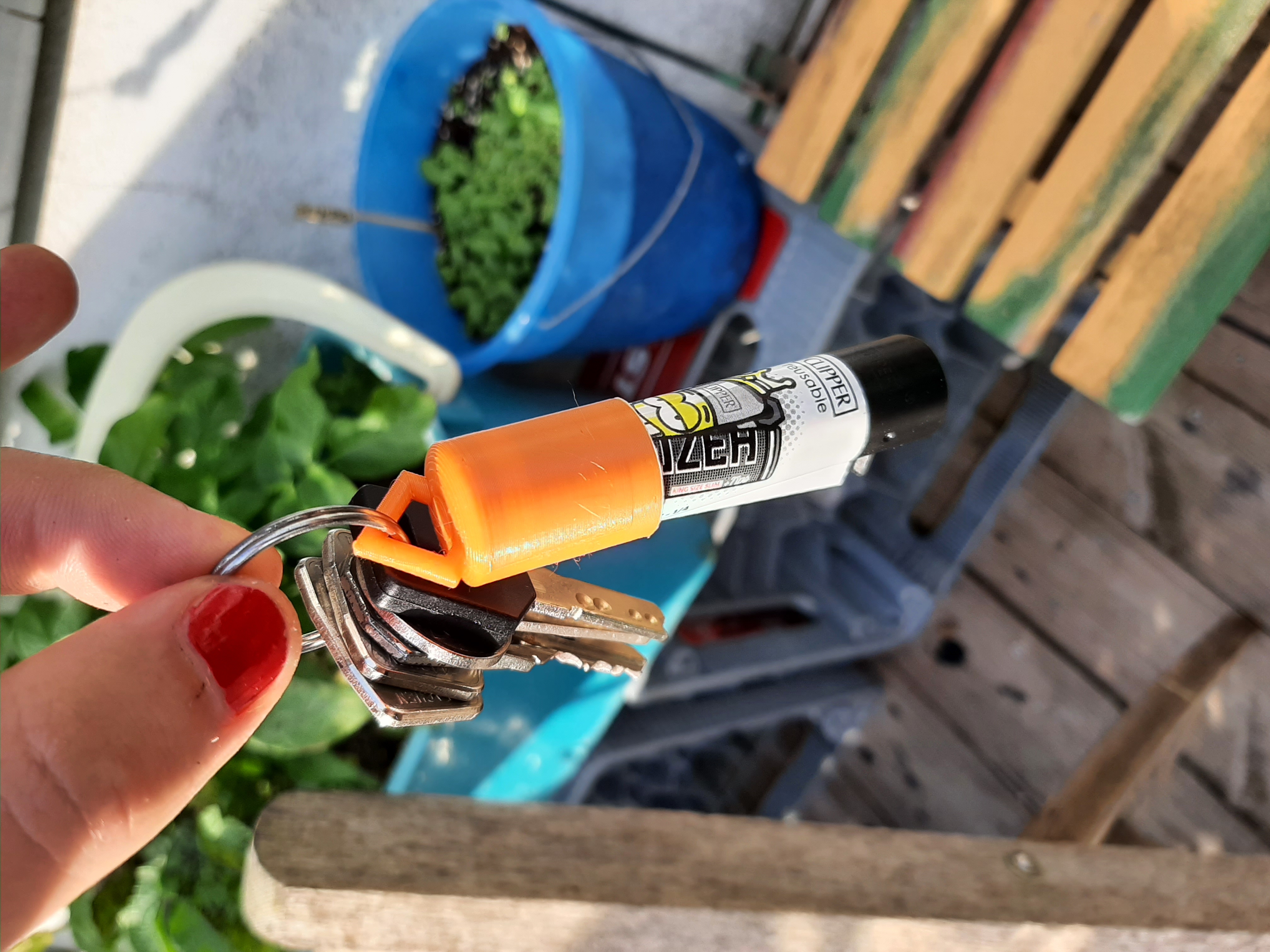 Lighter holder (Clipper) for Bagpack